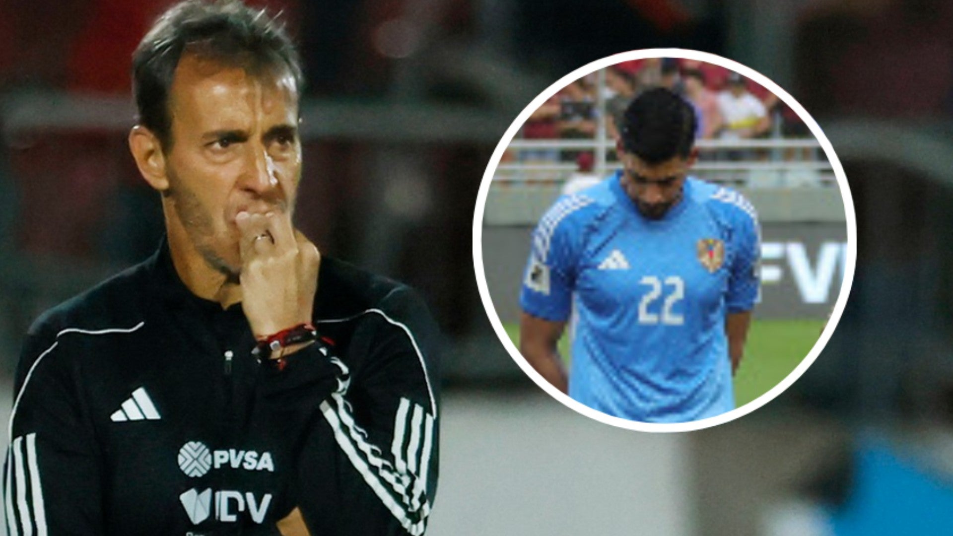 Fernando Batista, DT de la selección venezolana de fútbol / Rafa Romo, portero de la Vinotinto - Fotos: EFE