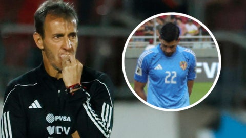 Fernando Batista, DT de la selección venezolana de fútbol / Rafa Romo, portero de la Vinotinto - Fotos: EFE