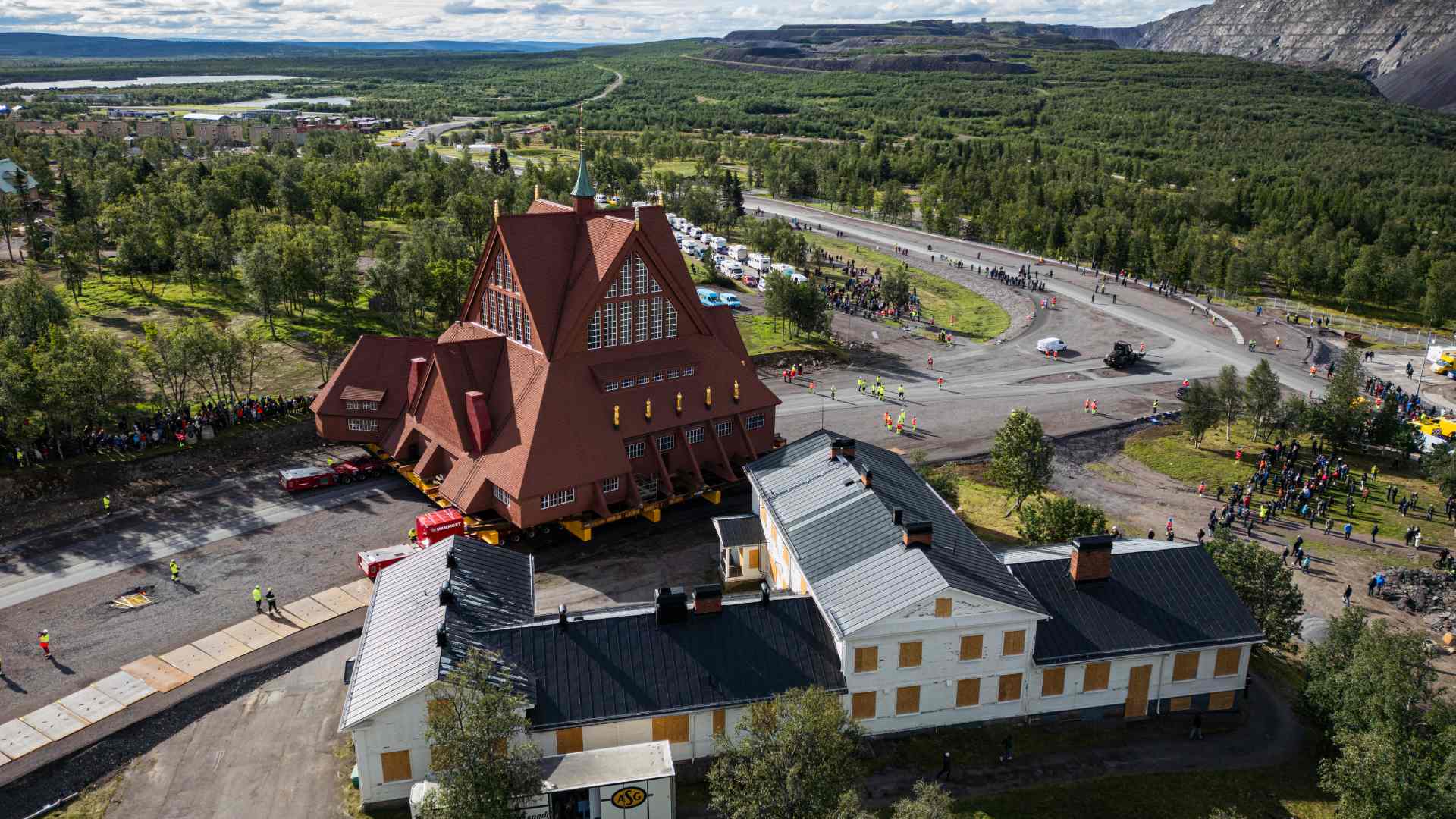 Iglesia fue trasladada entera en Suecia - AFP