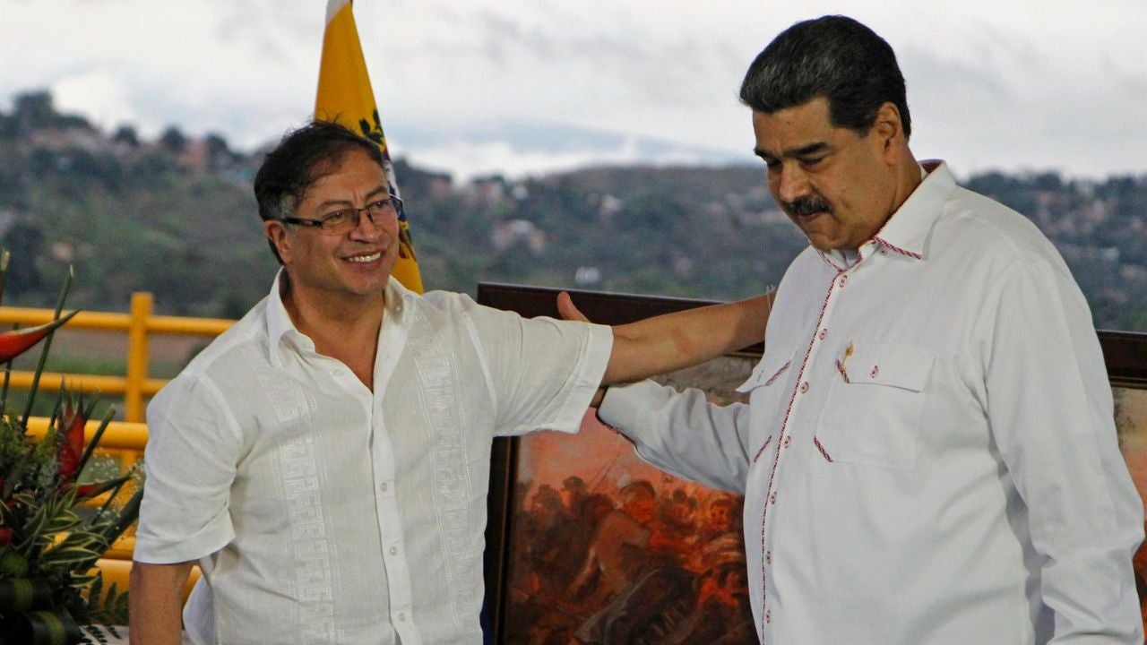 Gustavo Petro y Nicolás Maduro en 2023 - Foto EFE