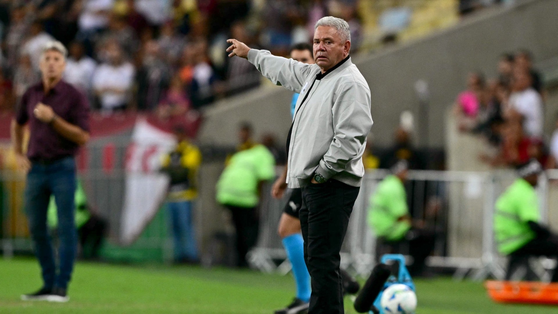 Entrenador del Once Caldas, Hernán Darío “Arriero” Herrera | Foto: AFP