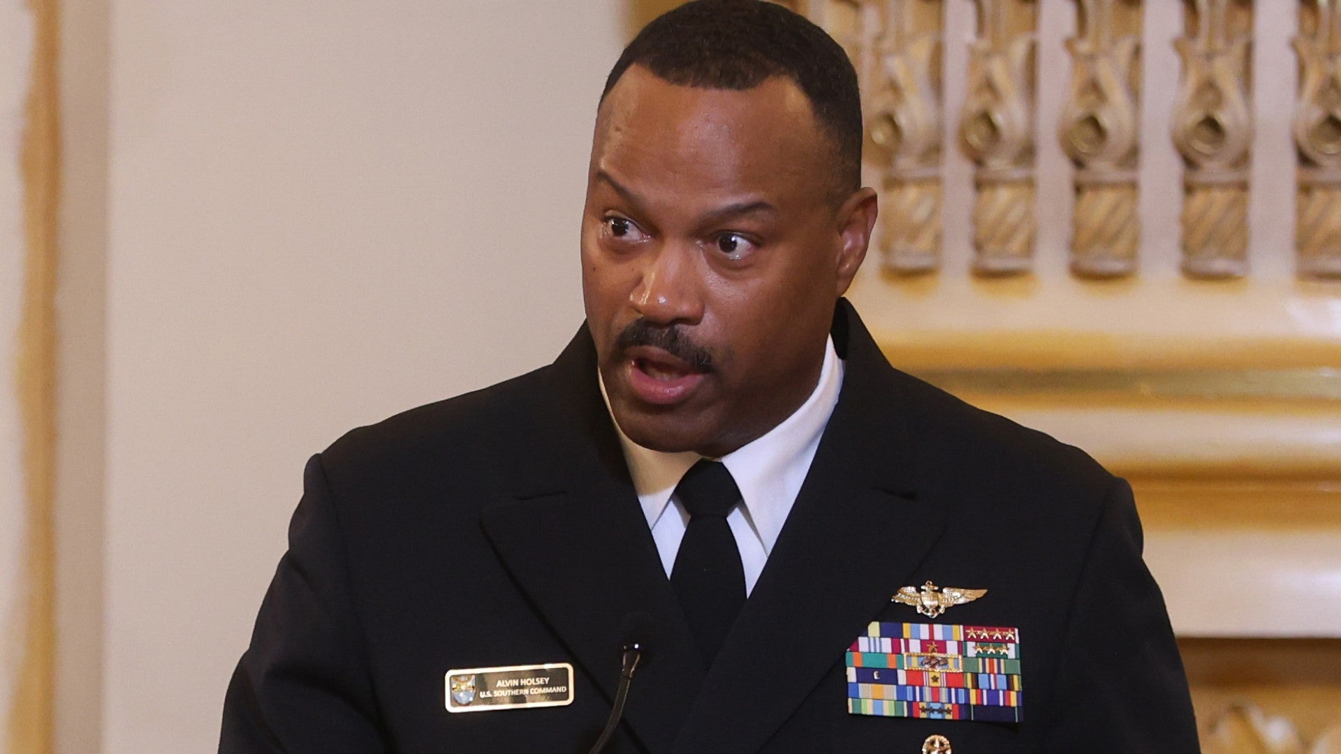 Alvin Holsey, almirante de la Marina y jefe del Comando Sur de Estados Unidos - EFE