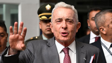 Álvaro Uribe - Foto AFP