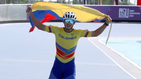 Patinador colombiano Santiago Vásquez | Foto: EFE