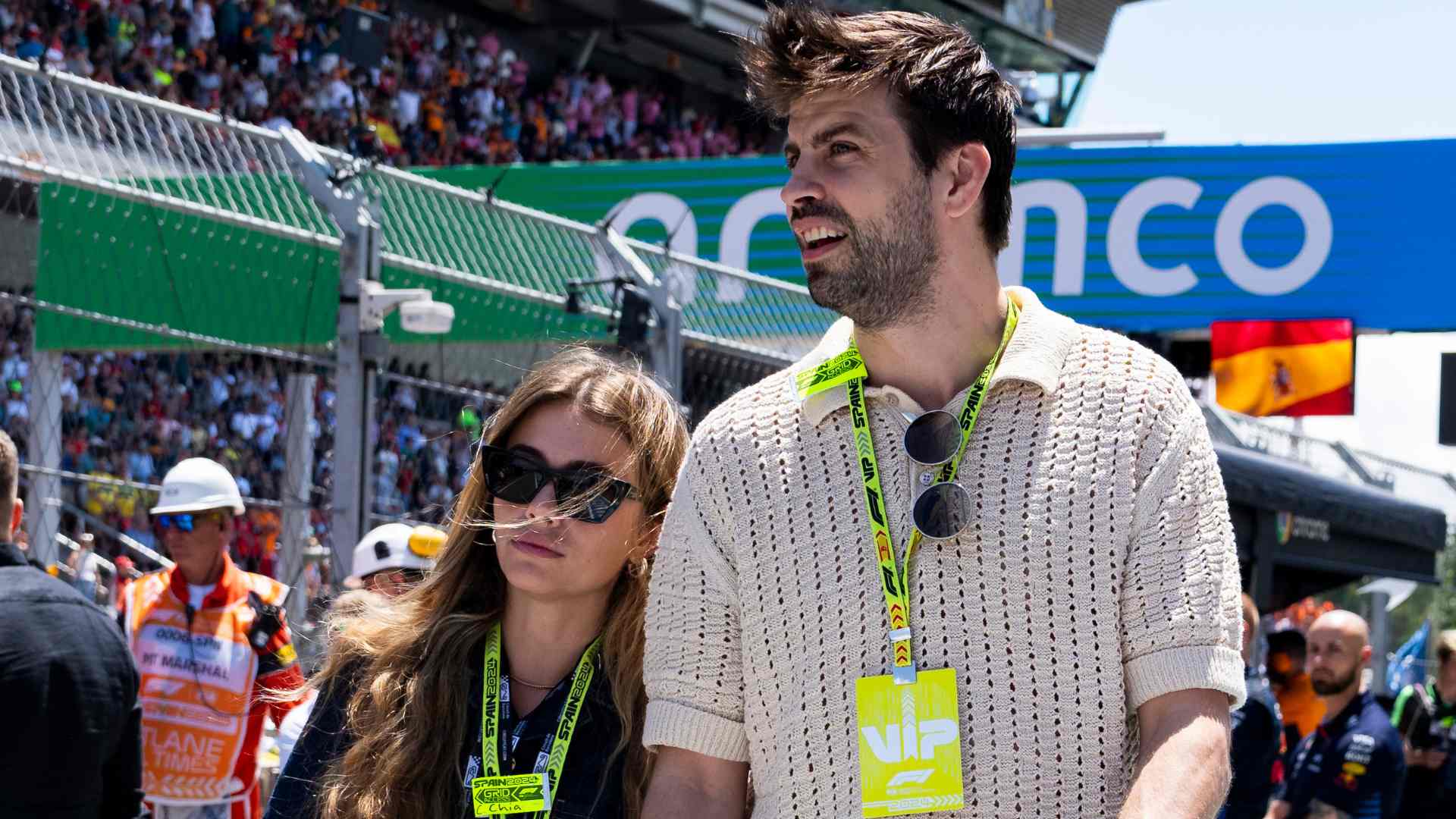 Gerard Piqué y Clara Chía - EFE