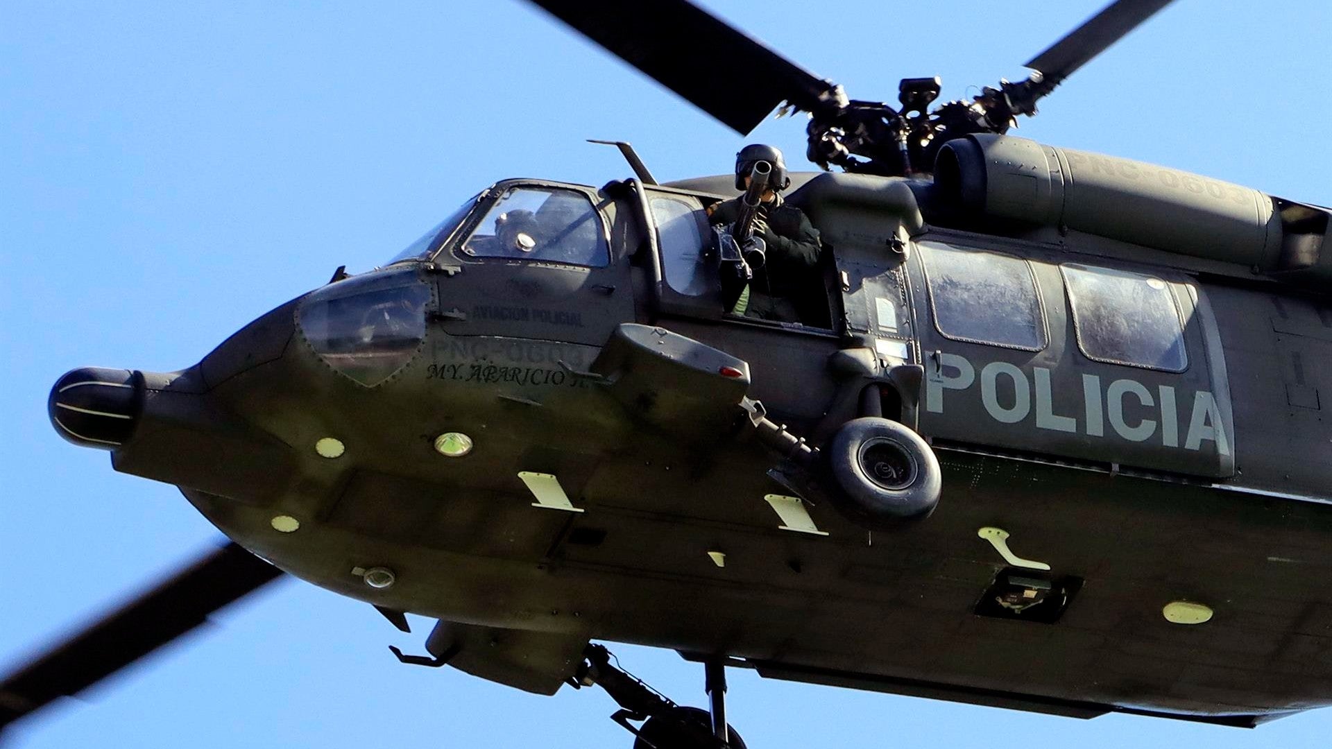Helicóptero de la Policía de Colombia - Foto de referencia: EFE