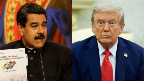 Nicolás Maduro - Donald Trump (EFE)