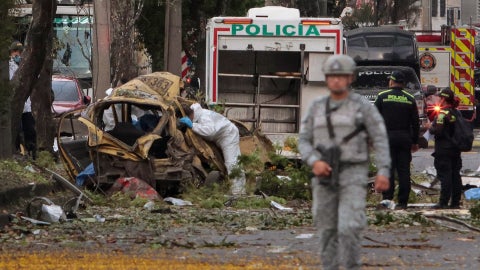 Atentado en Cali, Colombia - Foto: AFP