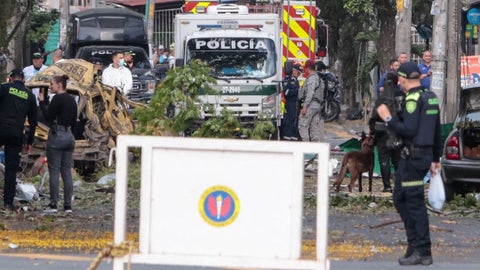 Explosión en Cali - Foto AFP