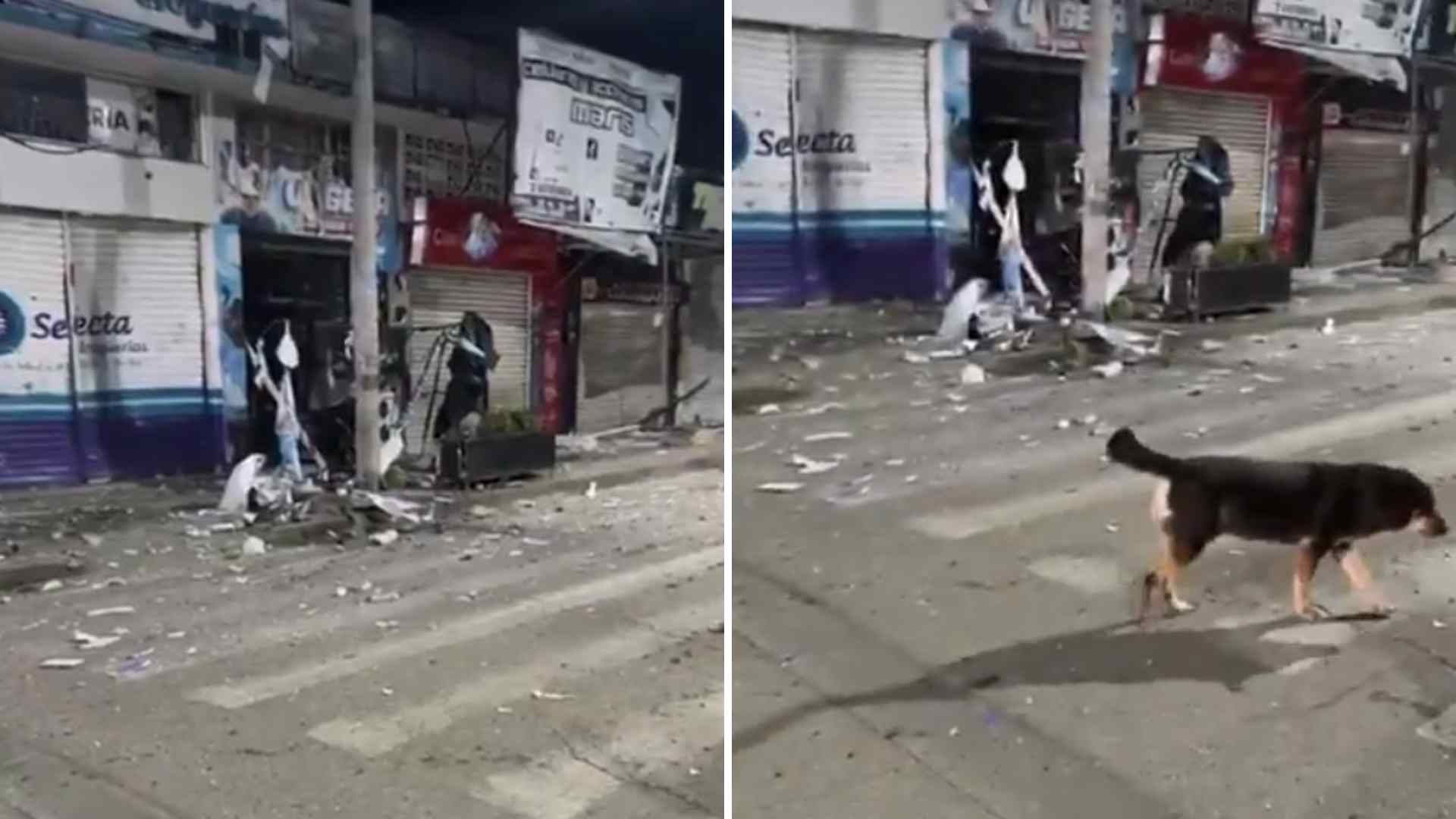 Explosión en Florencia, Caquetá - Captura de video publicado por la FM