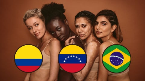 Colombia, Venezuela y Brasil brillan en el ranking de países con las mujeres más bellas del mundo | Foto Canva