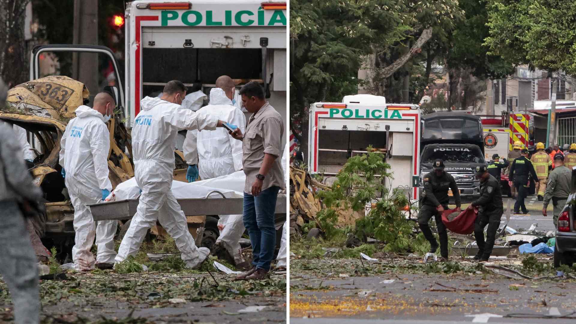 Atentado en Cali - AFP
