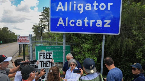 Alligator Alcatraz - Foto AFP