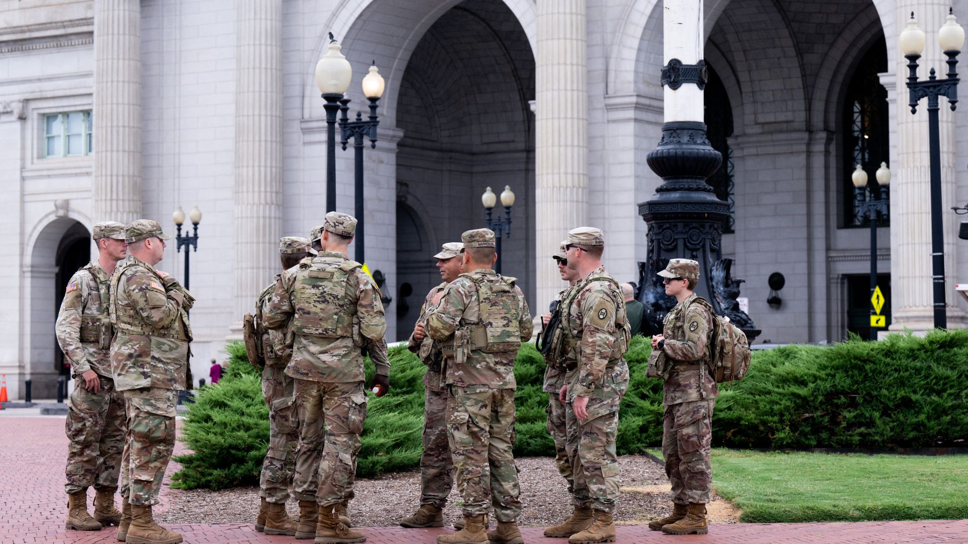 Guardia Nacional en Washington DC (AFP)
