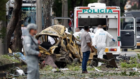 Atentado en Cali, Colombia - Foto: EFE