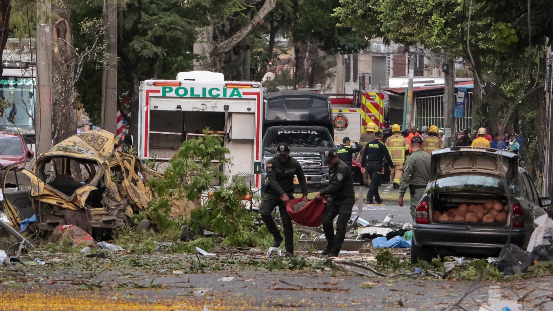 Ataque terrorista en Cali | Foto: AFP