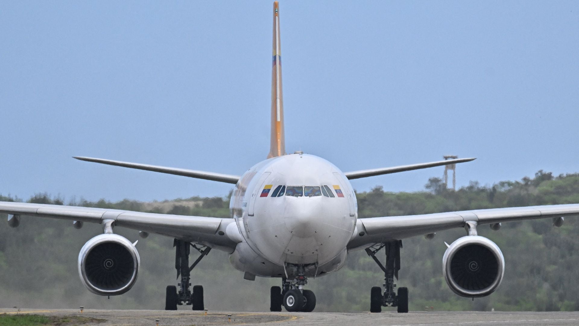 Foto de un avión de Conviasa (AFP)