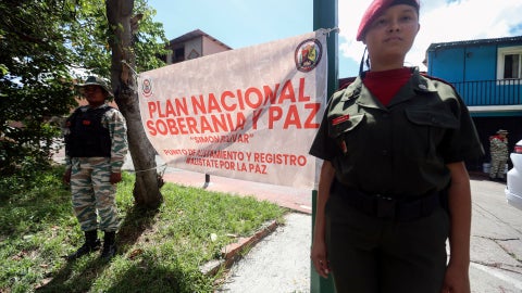 Fallido alistamiento de la Milicia Bolivariana” del régimen de Nicolás Maduro no tuvo la acogida que esperaba - Foto: AFP