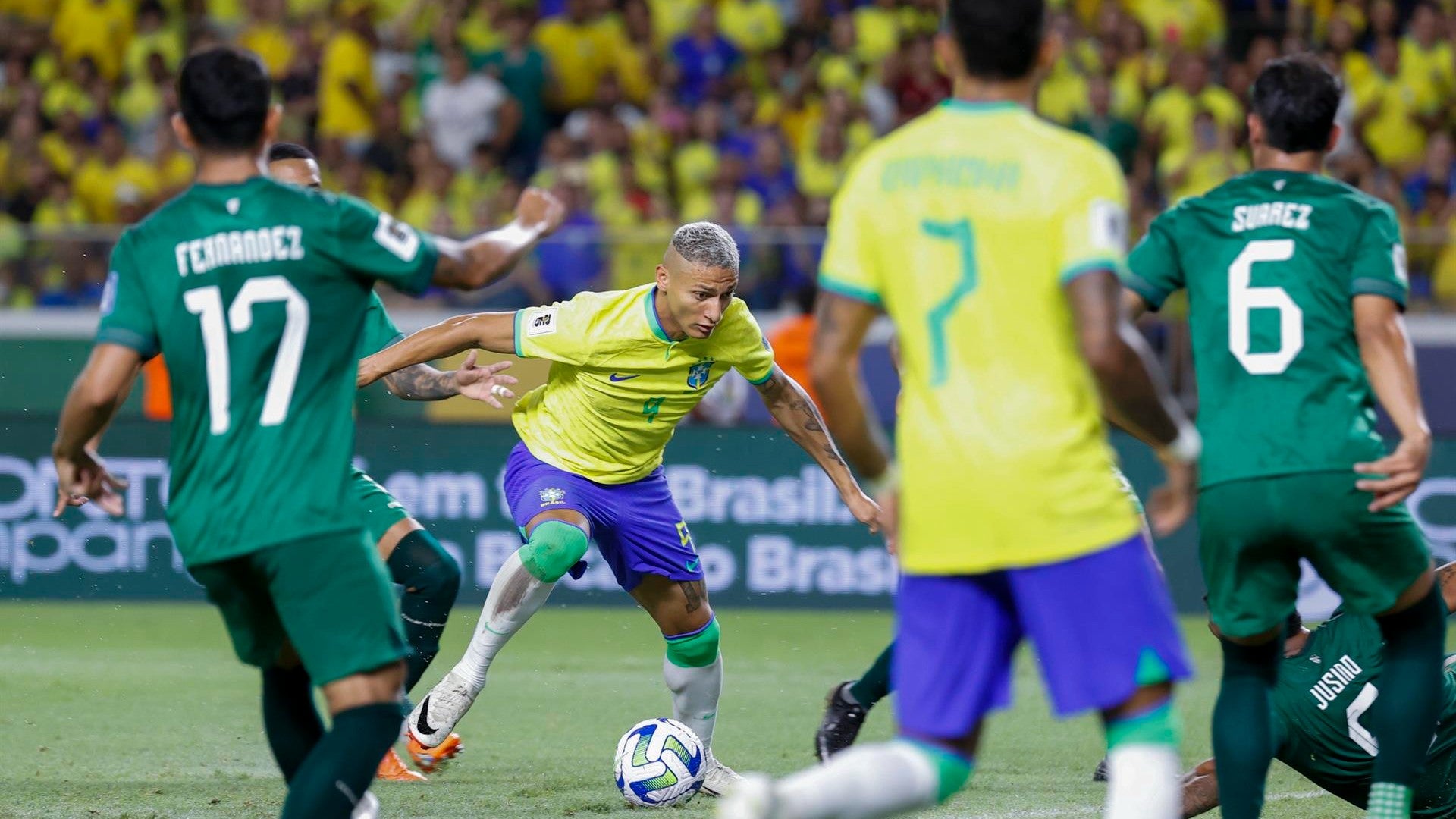Brasil ante Bolivia por Eliminatorias Sudamericanas - Foto: EFE