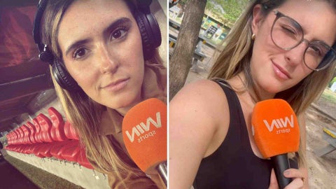 Roshell Schmulson, periodista Win Sports - Fotografías tomadas de su cuenta de Instagram