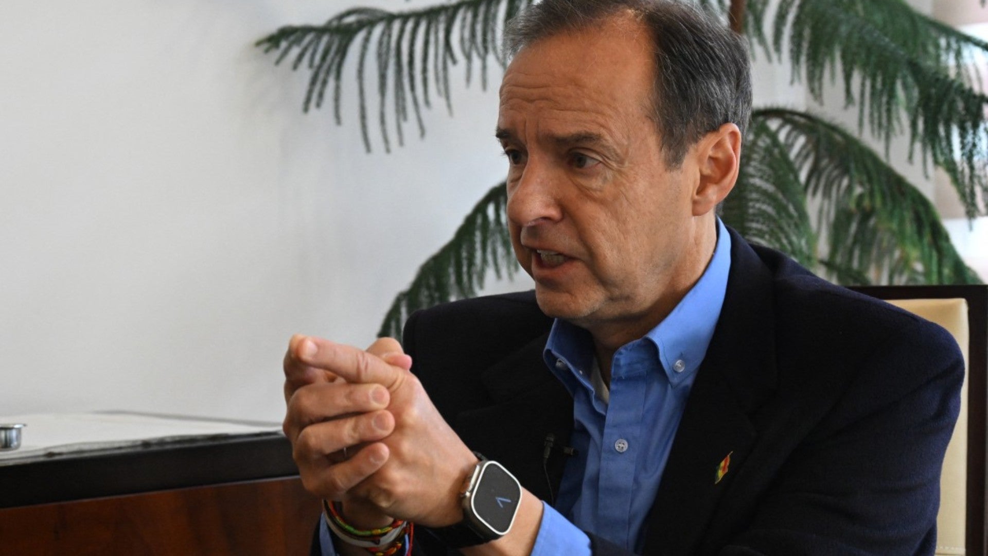 Candidato presidencial boliviano Jorge 'Tuto' Quiroga. (AFP)
