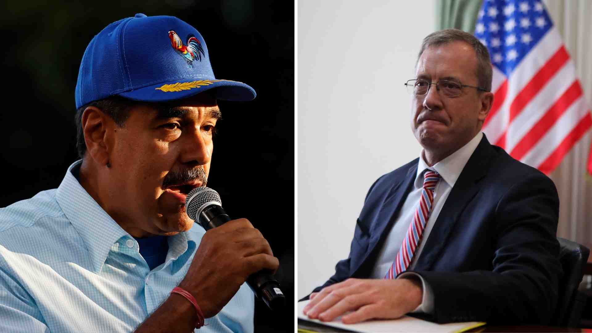 Nicolás Maduro y James Story (EFE)