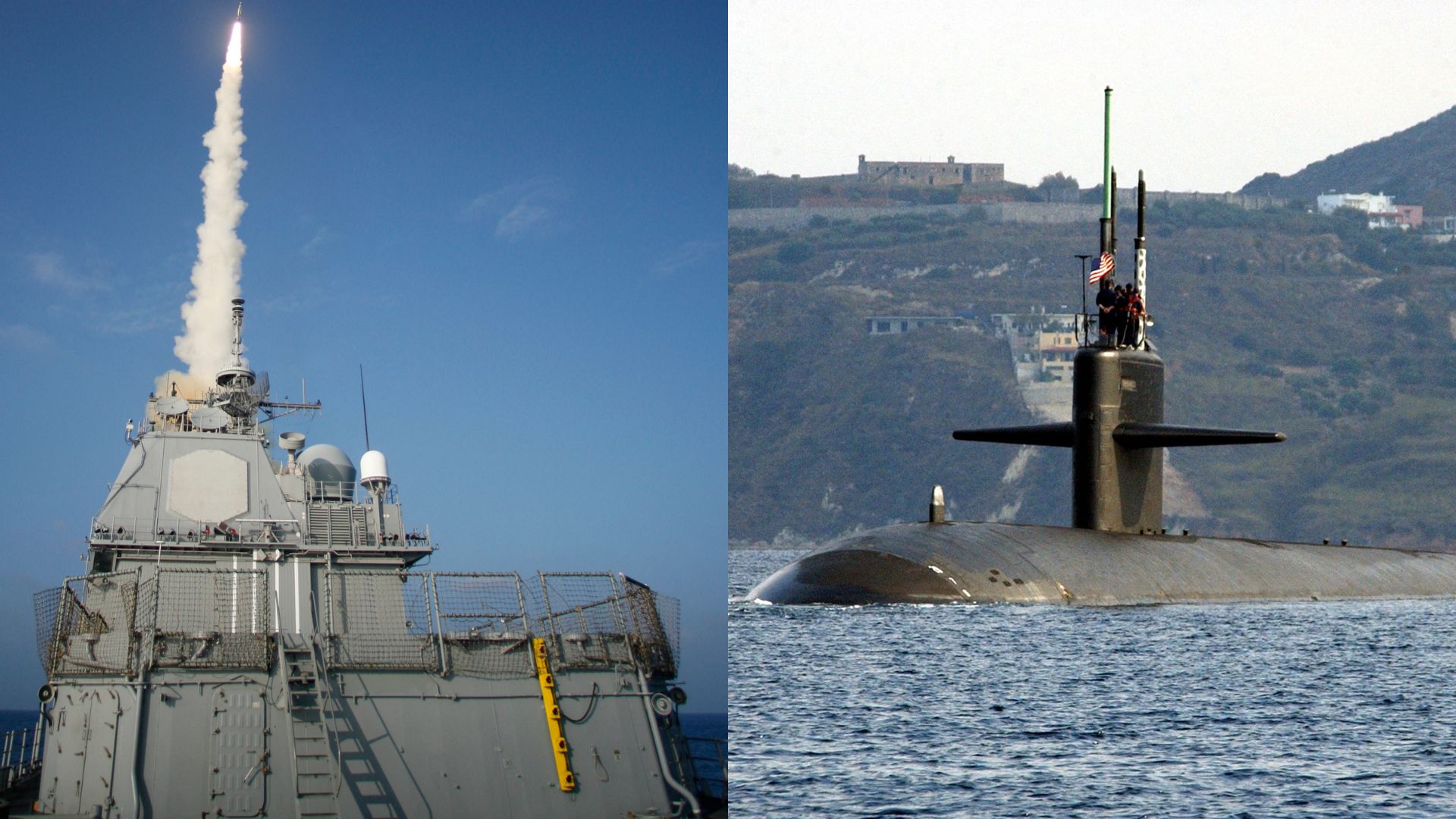 USS Lake Erie - USS Newport News (AFP)