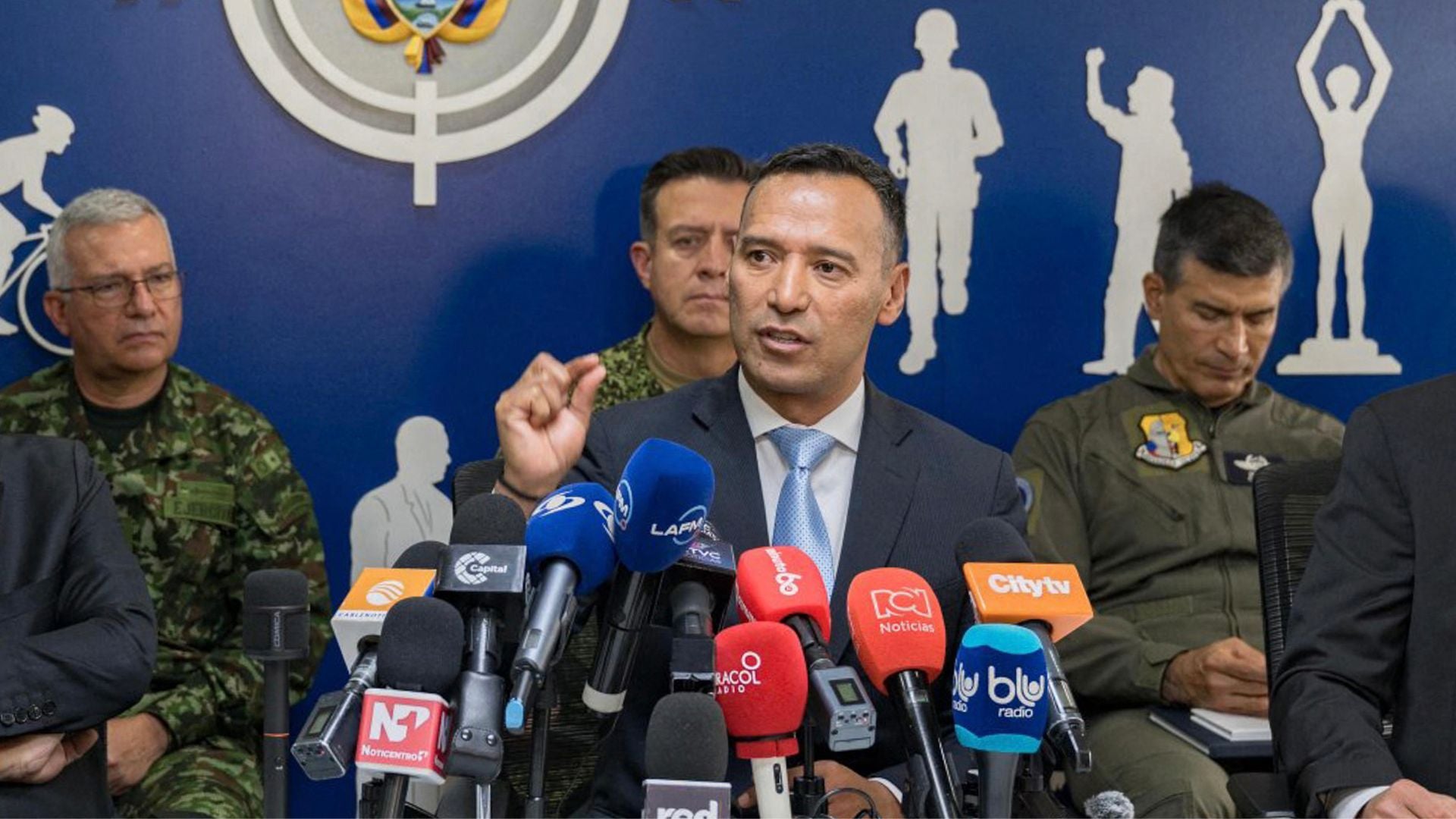 Pedro Sánchez, ministro de Defensa de Colombia (AFP)