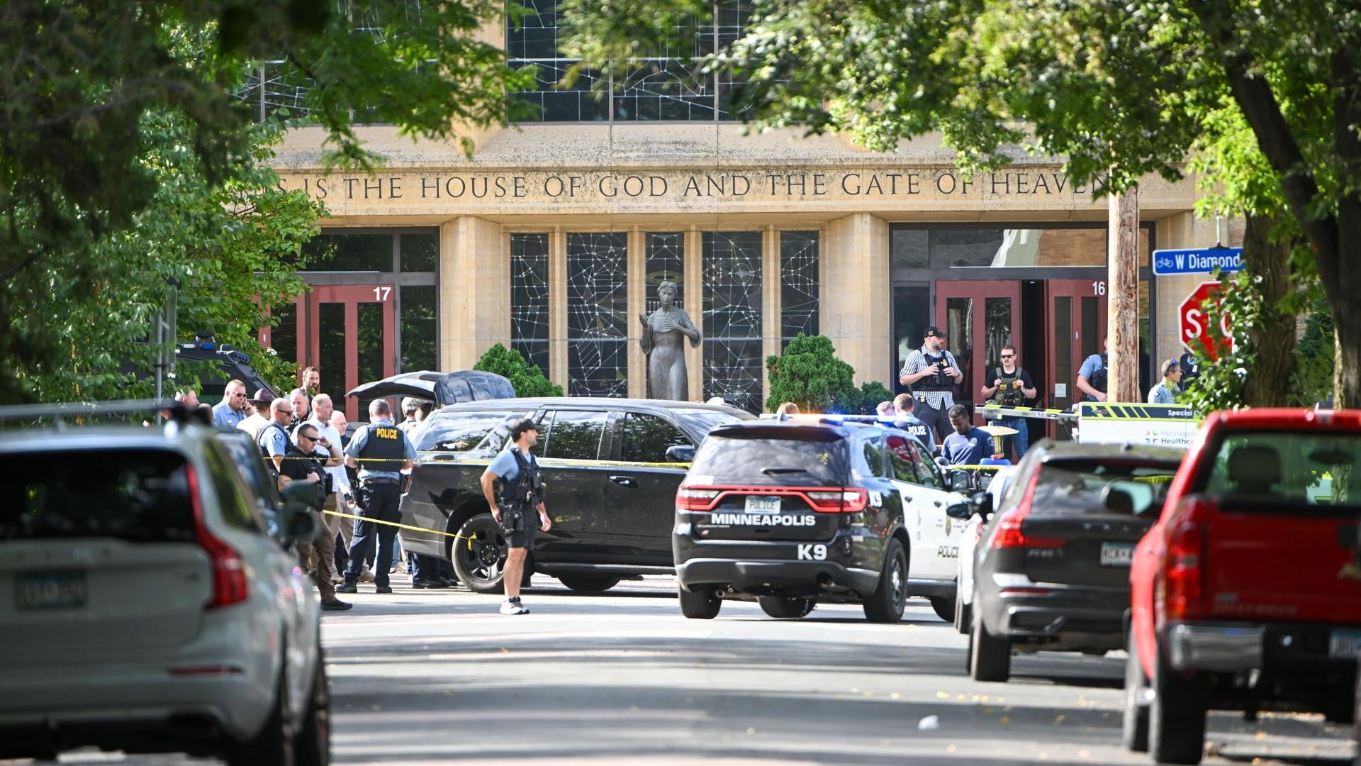 Lugar donde se produjo un tiroteo en Minneapolis - Foto: EFE