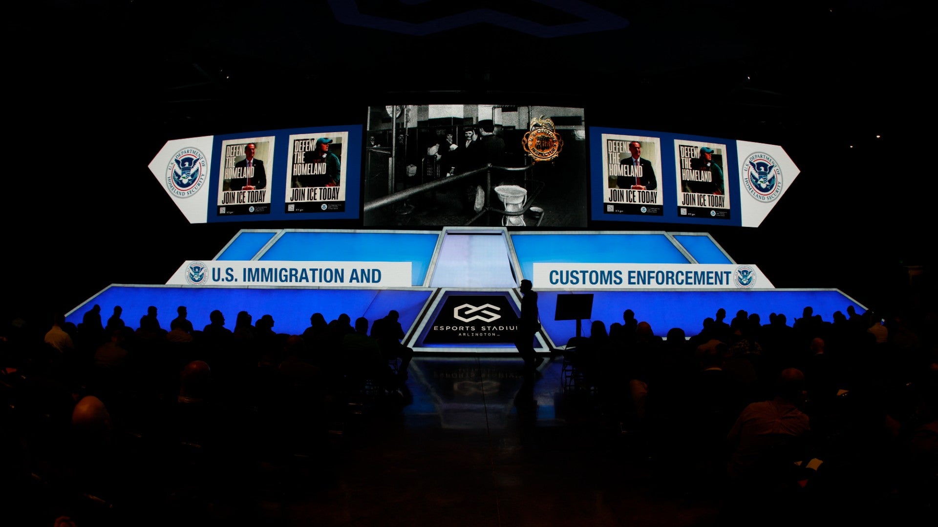 Evento de empleo de ICE en Texas | Foto: AFP