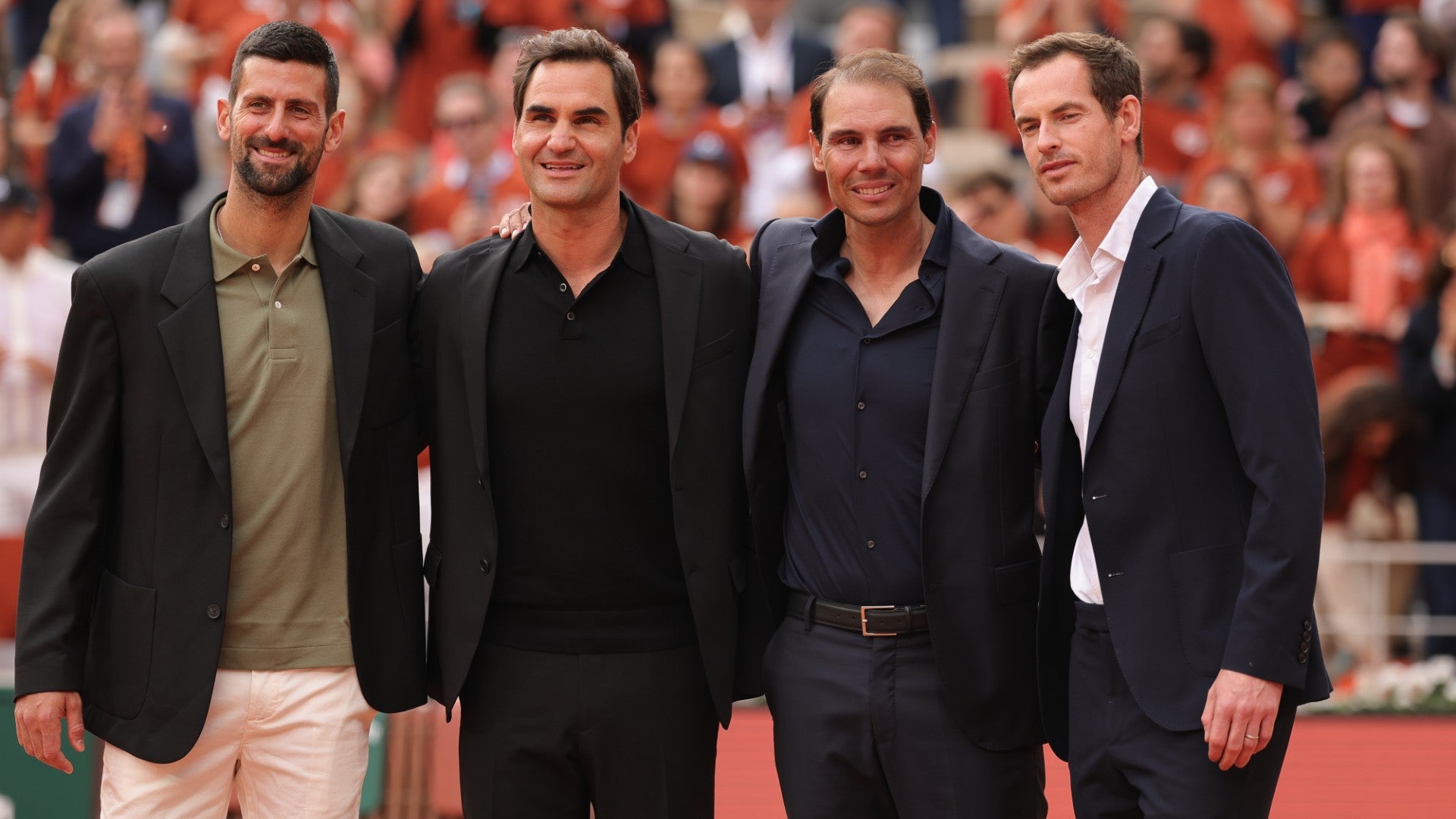 Novak Djokovic, Roger Federer, Rafael Nadal y Andy Murray | Foto: EFE