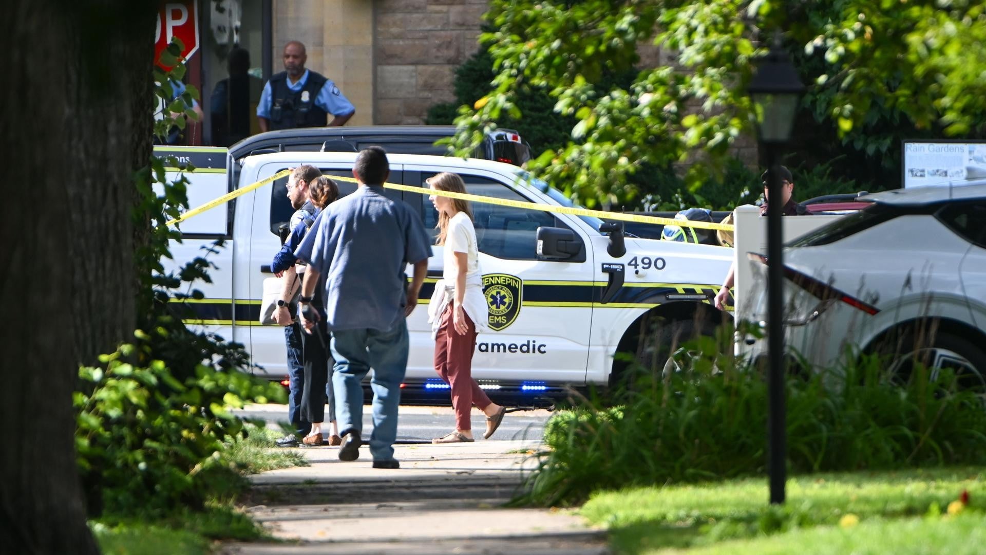 Alrededores de Iglesia en Mineápolis, Minnesota. (EFE)