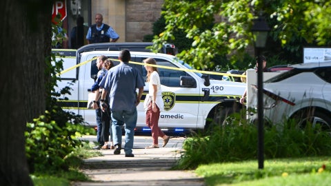 Alrededores de Iglesia en Mineápolis, Minnesota. (EFE)