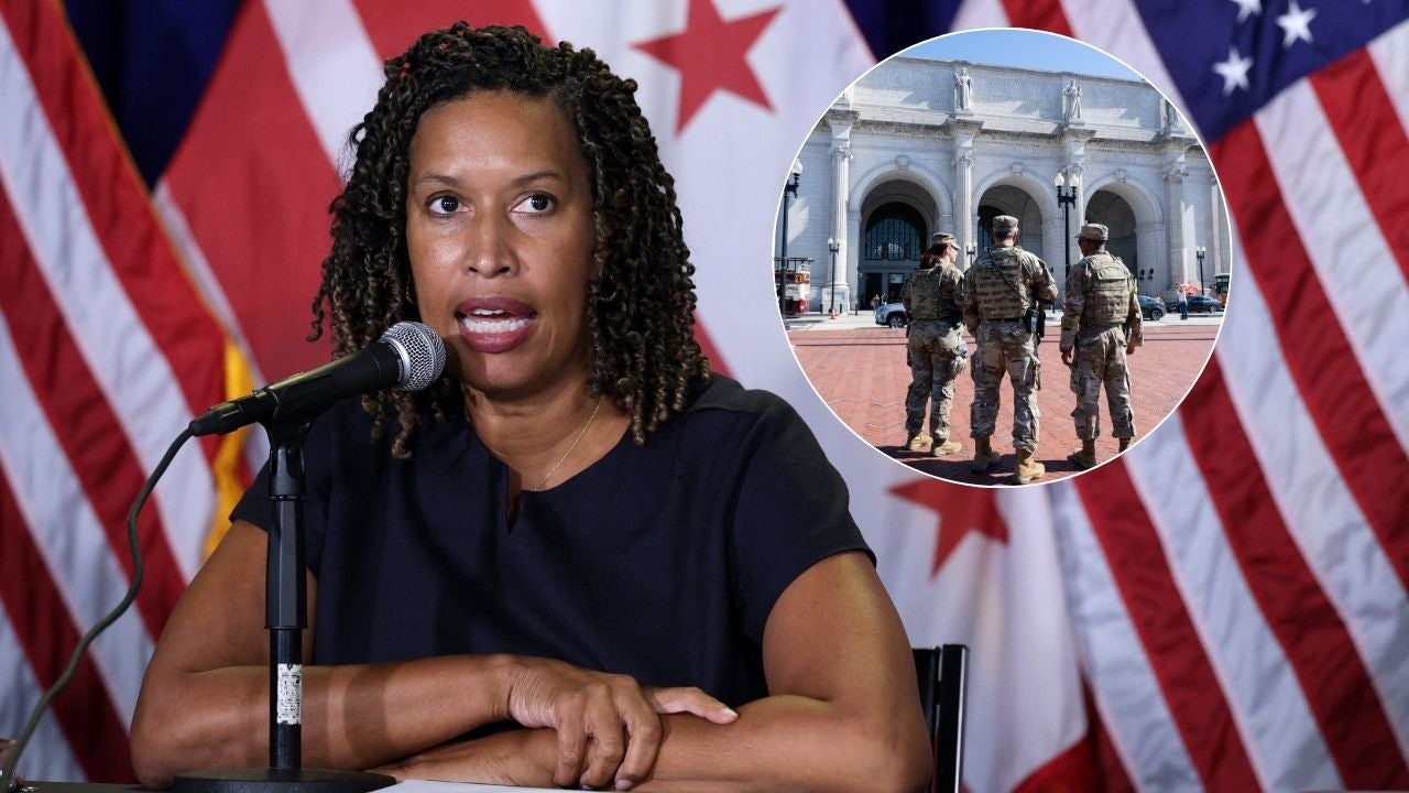Muriel Bowser/ Guardia Nacional en Washington - Fotos AFP