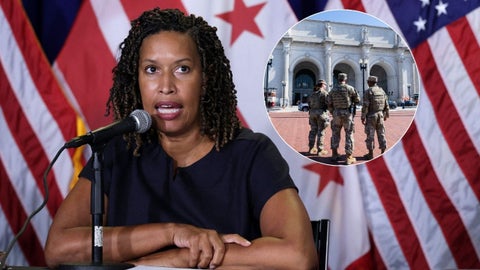 Muriel Bowser/ Guardia Nacional en Washington - Fotos AFP