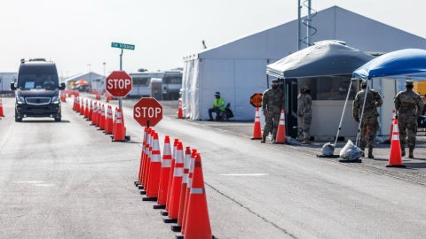 Entrada de la cárcel Alligator Alcatraz - Foto: EFE
