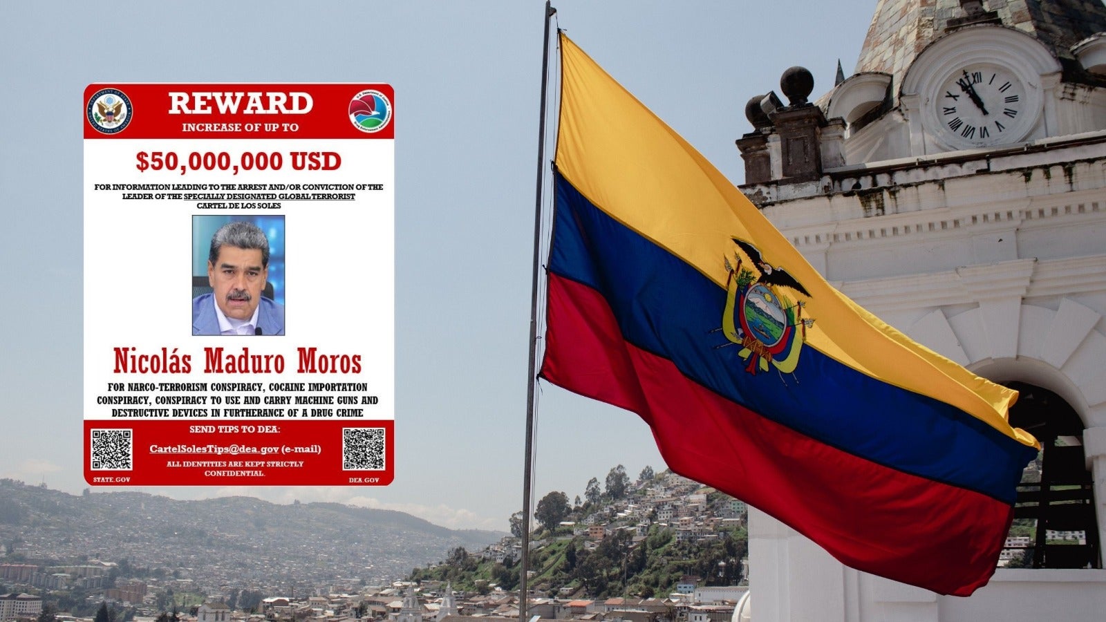 Nuevas pancartas contra el régimen de Nicolás Maduro aparecen en Quito | Foto Canva