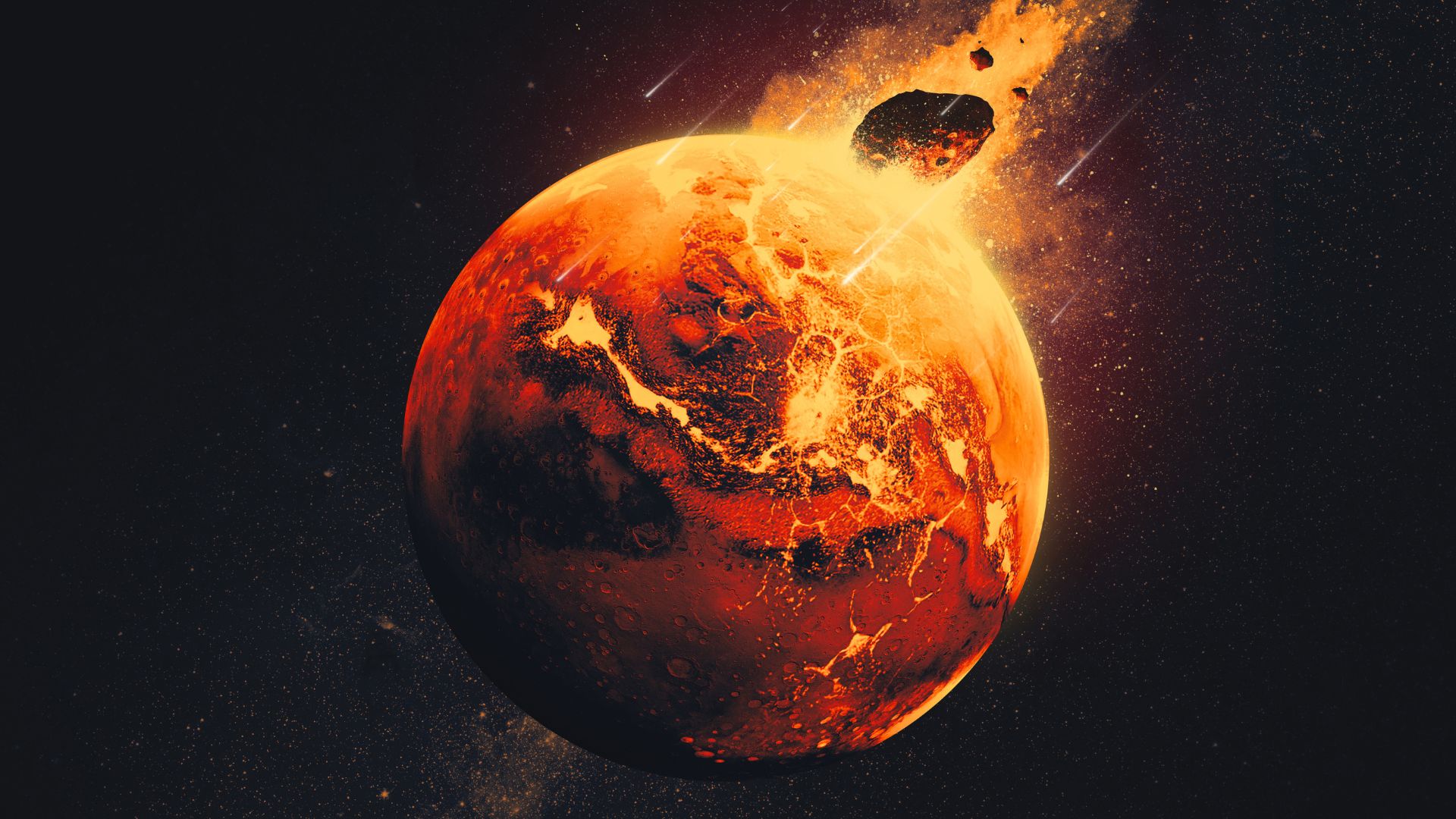 Marte sufrió impactos colosales hace 4.500 millones de años - Foto NASA