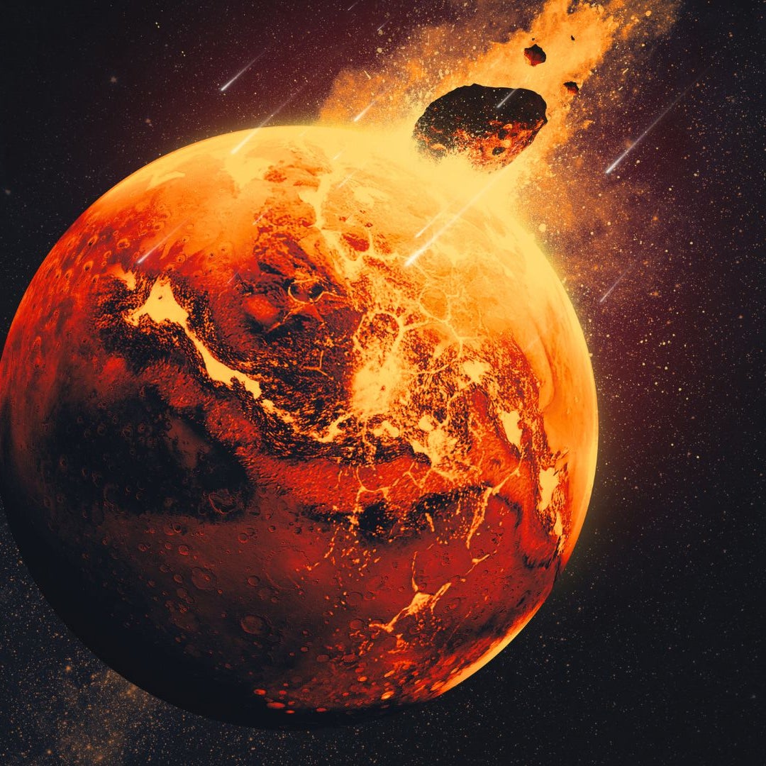 Marte sufrió impactos colosales que dejaron grandes escombros enterrados  profundamente bajo la superficie | NTN24.COM, image size:1080x1080