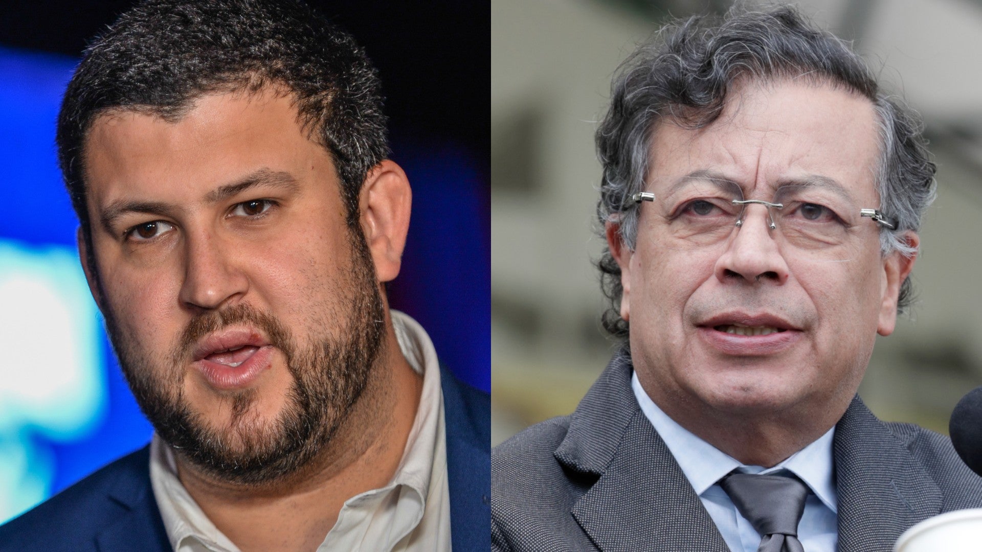 David Smolansky y Gustavo Petro | Foto: EFE