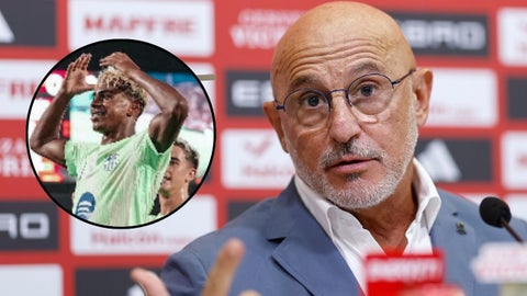 Lamine Yamal, futbolista español / Luis De La Fuente, DT español - Fotos: X / EFE
