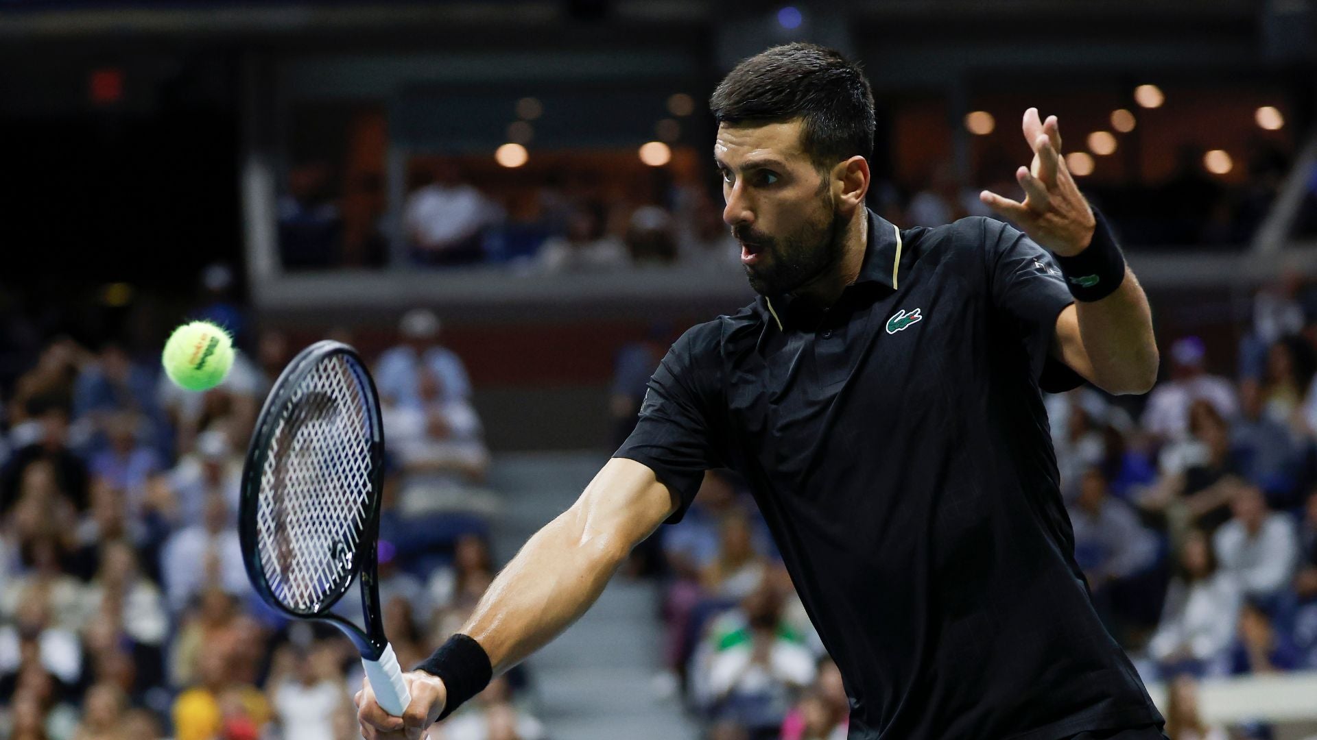 Djokovic superó la molestia y brindó un show tenístico ante Norrie en el US Open | Foto EFE