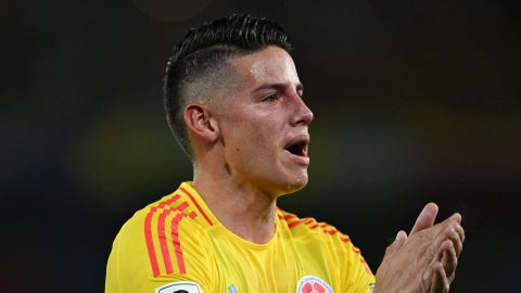 James Rodríguez en la selección Colombia - Foto AFP