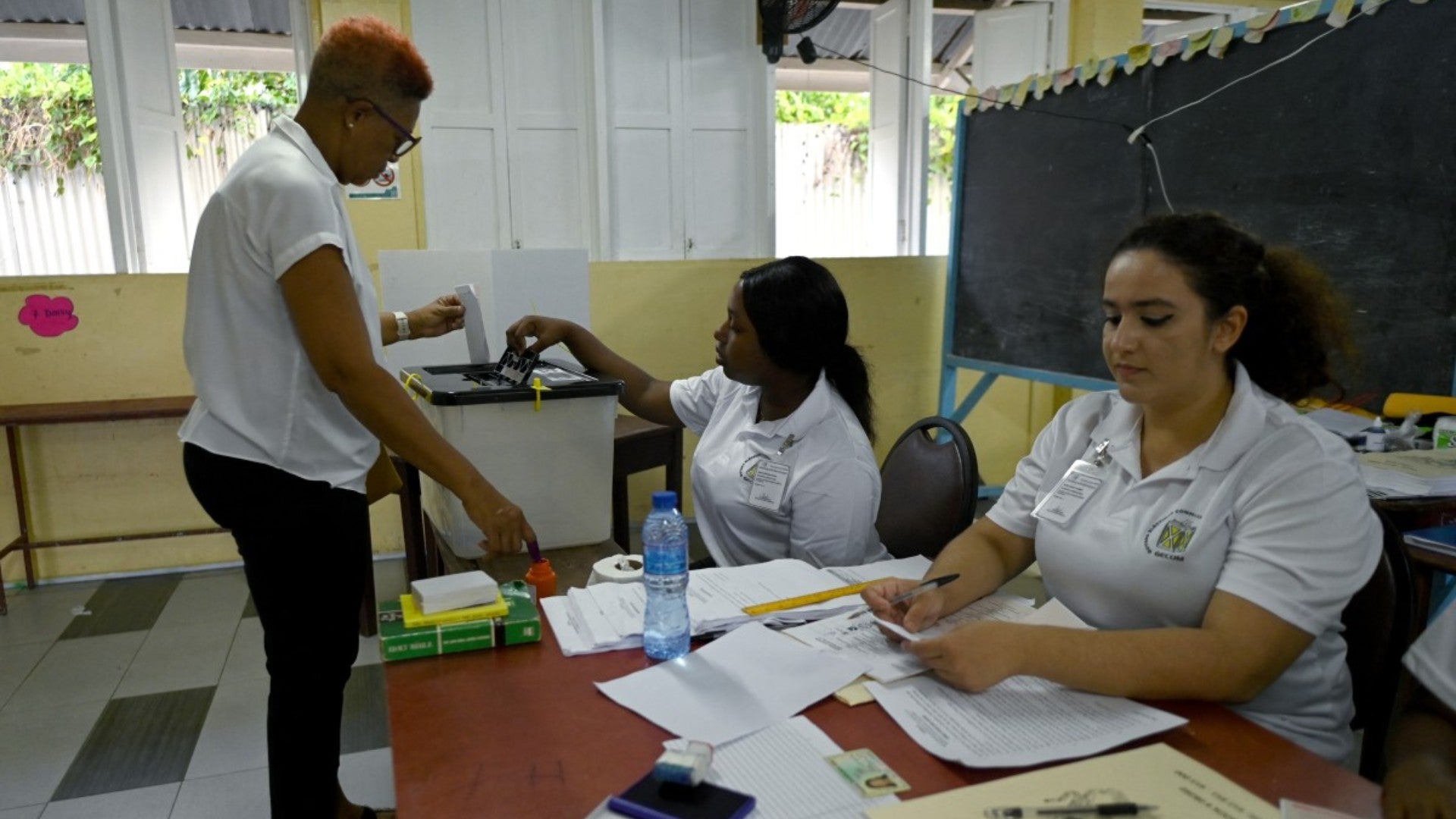Elecciones en Guyana. (AFP)
