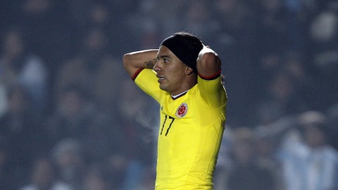 Dayro Moreno con la selección Colombia en la Copa América 2011 - Foto: EFE