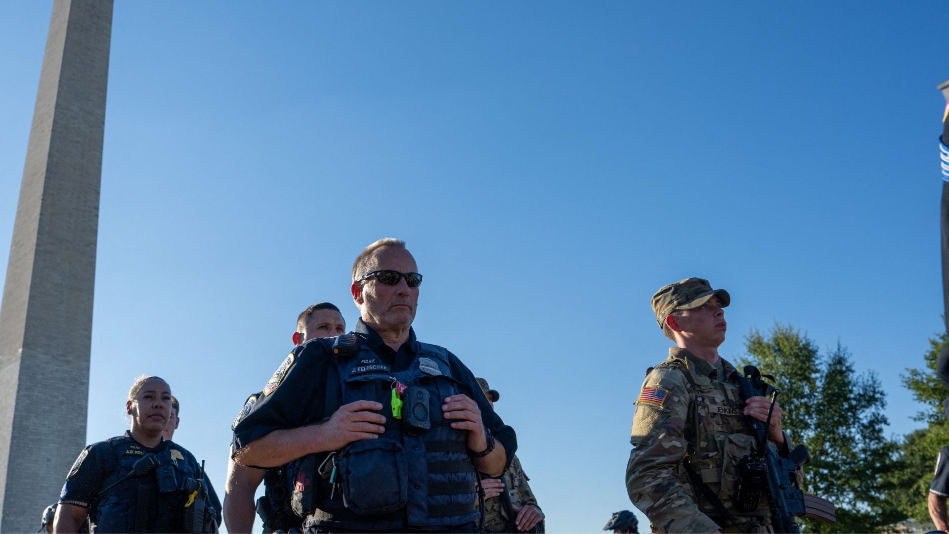 Uniformados de la Guardia Nacional (AFP)