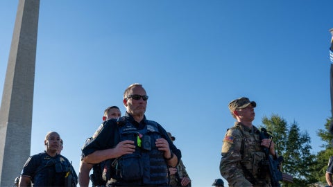 Uniformados de la Guardia Nacional (AFP)