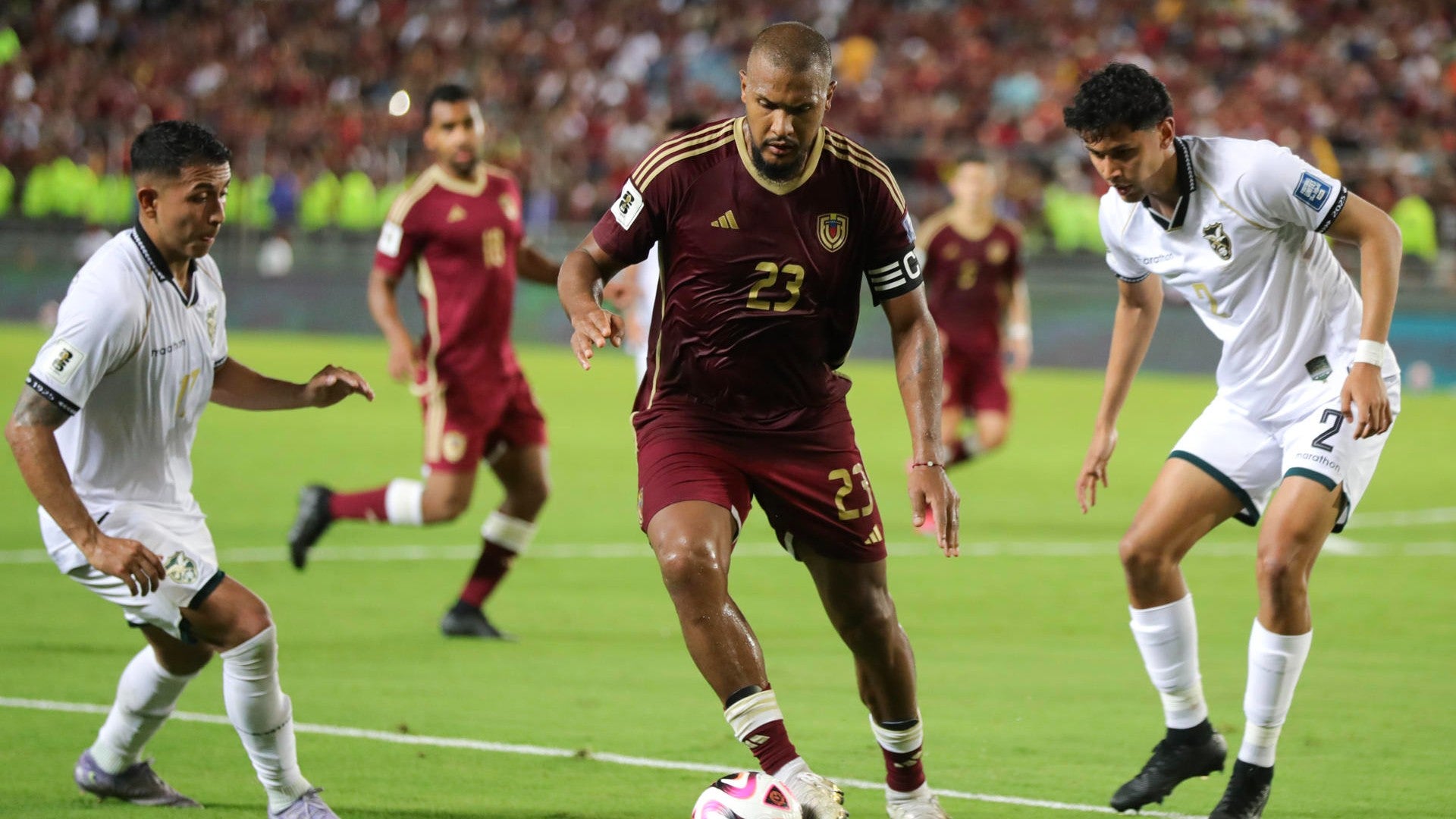 Salomón Rondón, delantero de la selección de Venezuela - Foto: EFE