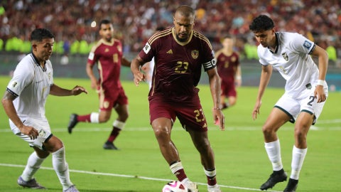 Salomón Rondón, delantero de la selección de Venezuela - Foto: EFE
