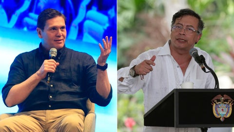 Juan Carlos Pinzón/ Gustavo Petro - Fotos EFE